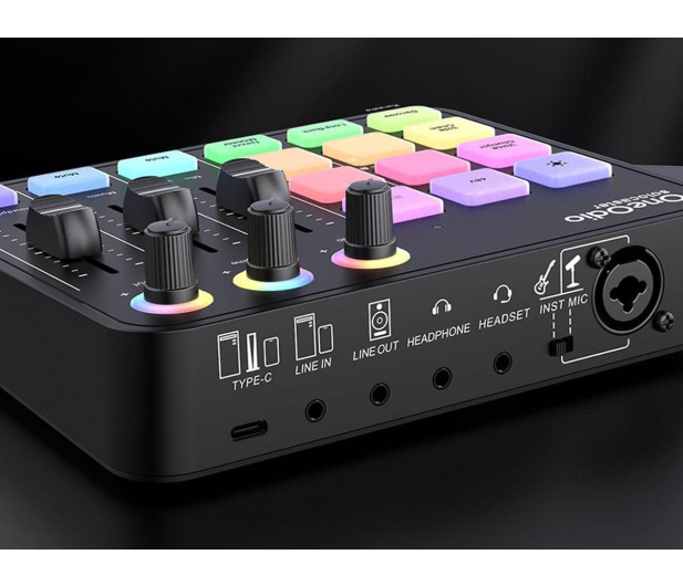 OneOdio Mikser Audio i Karta dźwiękowa Solocaster - 1583926 - zdjęcie 5